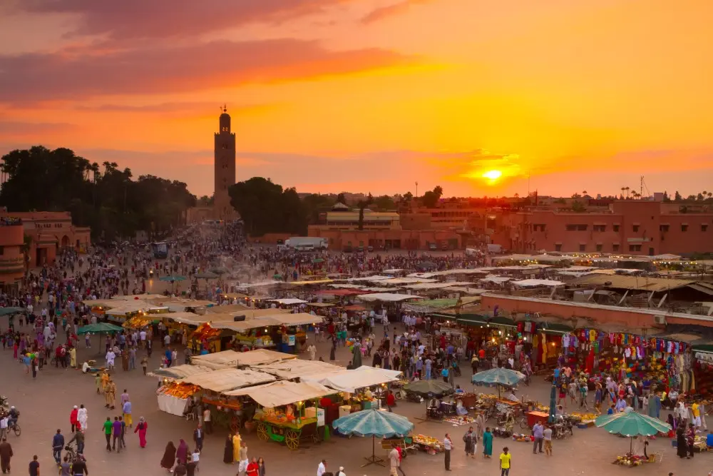 Jamaa el Fna Marrakech Marocco